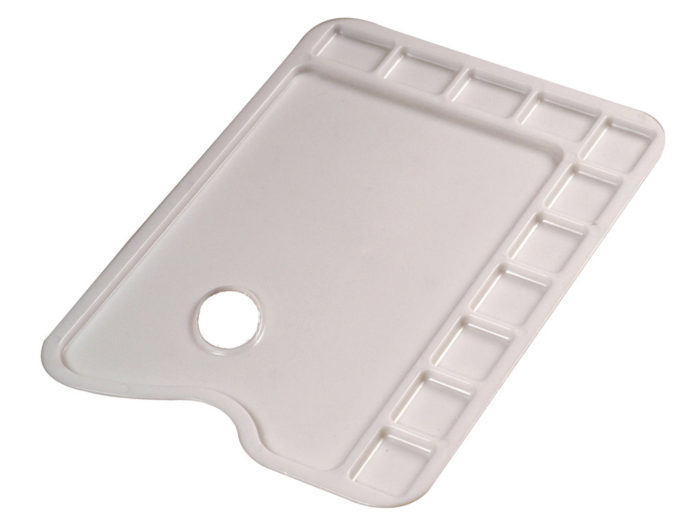 Palete 34x24cm taisnstūris plastm.