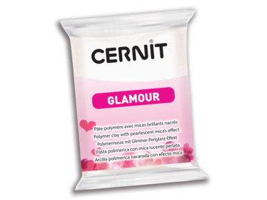 Polümeersavi Cernit Glamour 56g 010 white