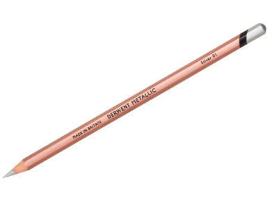 Krāsianie zīmuļi Derwent Metallic 80 silver
