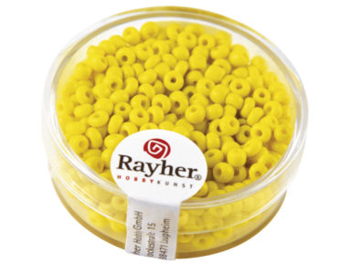 Rocailles 2.6mm matt 17g 20 yellow