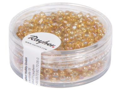 Seemnehelmed 2.6mm pärlmutter läbipaistev 17g 06 kuld