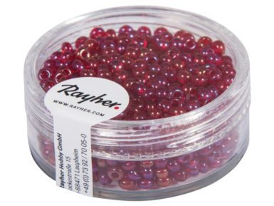 Seemnehelmed 2.6mm pärlmutter läbipaistev 17g 19 veinipunane