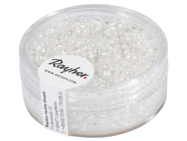 Seemnehelmed 2.6mm pärlmutter läbipaistev 17g 22 hõbe