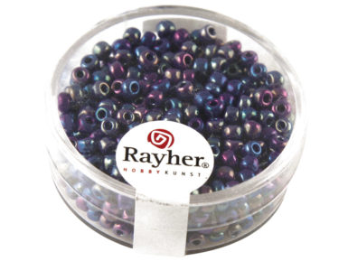 Smulkūs karoliukai 2.6mm perlamutras neskaidrus 17g 10 dark blue