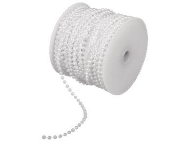 Decorative chain 4mm 30m china white
