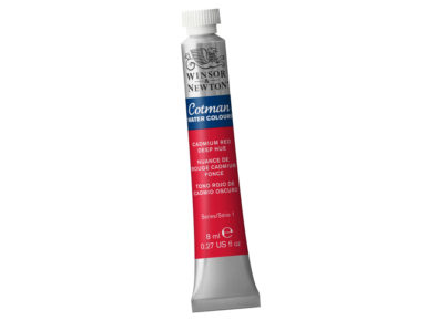 Akvareļkrāsas Cotman 8ml 098 cadmium red deep hue