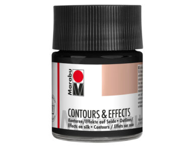 Kontūrkrāsa zīdam Marabu 50ml 073 black