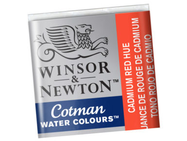 Cotman Water Colour Half Pan 095 cadmium red hue