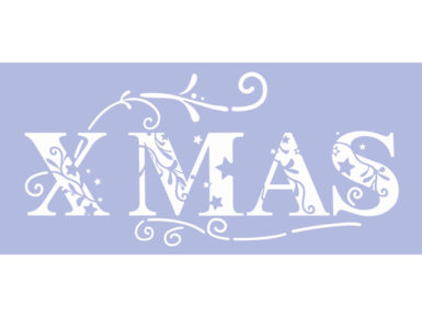 Šablonas Marabu 15x33 Xmas