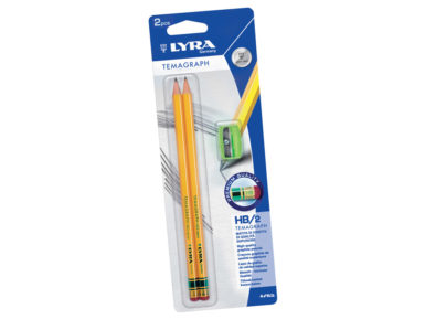 Graphite Pencil Lyra Temagraph 2xHB on blister