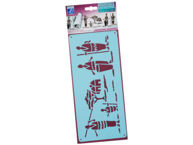 Šablons L&B pašlīmējošs 30x13.5cm African scene