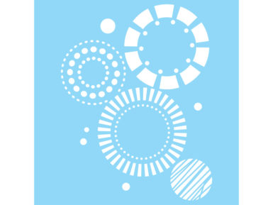 Šablonas Marabu 33x33 Circles