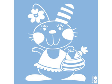 Šablonas Marabu 33x33 Bunny