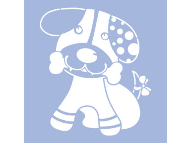 Šablonas Marabu 33x33 Little Dog