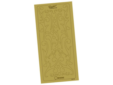 Kontūru uzlīmes 3318 Zelts Ornament