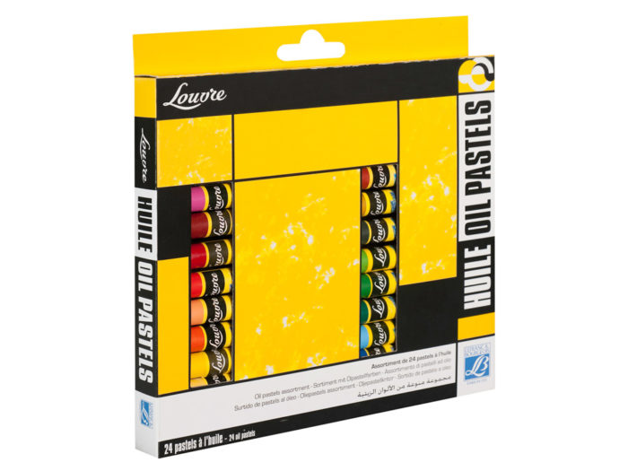 Eļļas pasteļi  Louvre