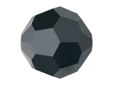 Krištolinis karoliukas Swarovski apvalus 5000 4mm 12vnt. 280 jet