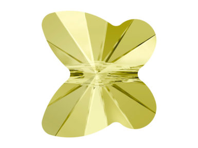 Crystal bead Swarovski butterfly 5754 8mm 5pcs 213 jonquil