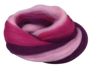 Vill meriino 21mic 50g värviline roosa-lilla
