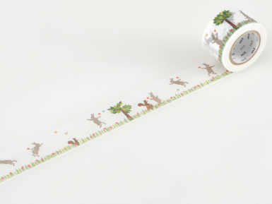 Washi līmlente mt ex 30mmx10m kasaneru rabbit&squirrel