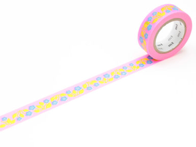 Washi līmlente mt ex 15mmx10m retro hana