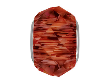 Krištolinis karoliukas Swarovski BeCharmed heliksas 5948 14mm 001REDM crystal red magma