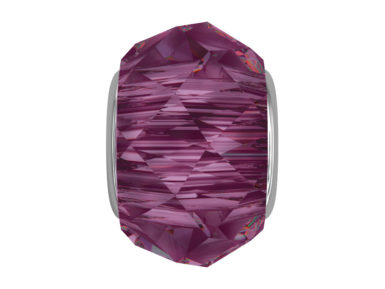Krištolinis karoliukas Swarovski BeCharmed heliksas 5948 14mm 204 amethyst