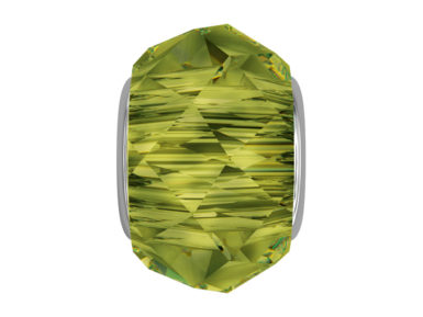 Krištolinis karoliukas Swarovski BeCharmed heliksas 5948 14mm 228 olivine