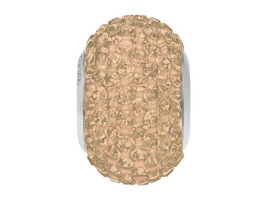 Kristallhelmes Swarovski BeCharmed Pave 80101 14mm 001GSHA crysta golden shadow