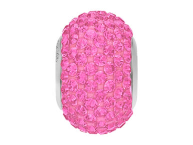 Kristallhelmes Swarovski BeCharmed Pave 80101 14mm 209 rose