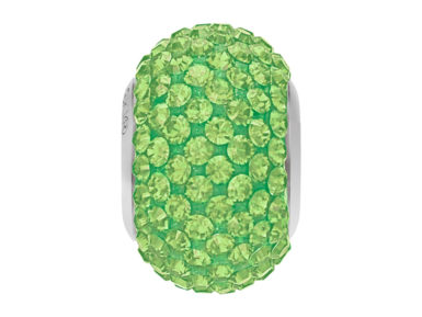 Kristallhelmes Swarovski BeCharmed Pave 80101 14mm 214 peridot