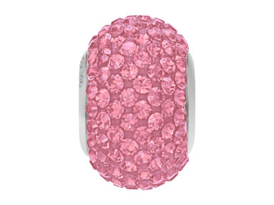 Kristallhelmes Swarovski BeCharmed Pave 80101 14mm 223 light rose