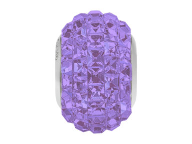 Kristallhelmes Swarovski BeCharmed Pave 80201 15mm 539 tanzanite