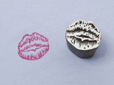 Spiedogs Rayher Blockwallah lips 4x4cm