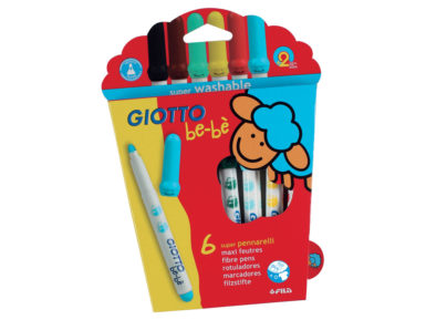 Fibre pens Giotto Be-Be 6pcs