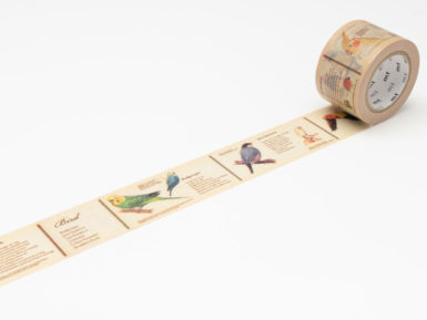 Washi līmlente mt ex 30mmx10m encyclopedia bird