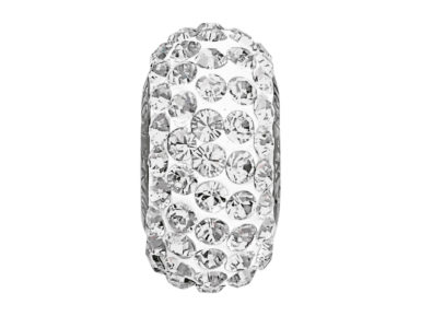 Krištolinis karoliukas Swarovski BeCharmed Pave slim 81101 13.5mm 001 crystal