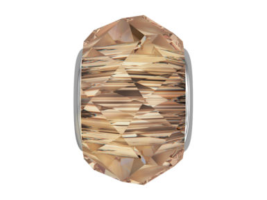 Krištolinis karoliukas Swarovski BeCharmed heliksas 5948 14mm 001GSHA crystal golden shadow