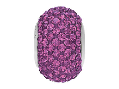 Kristallhelmes Swarovski BeCharmed Pave 80101 14mm 204 amethyst