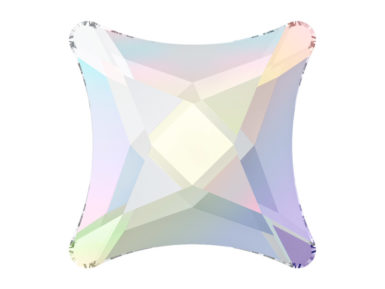 Crystal fancy stone Swarovski Flat Back No Hotfix starlet 2494 8mm 001AB crystal aurore boreale