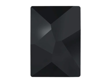 Kristāla akmentiņš Swarovski Flat Back No Hotfix kvadrāts 2520 8x6mm 6tk 280 jet