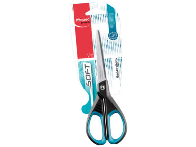 Šķēres Maped Essentials Soft 17cm blisterī
