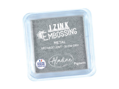 Pagalvėlė antspaudams Aladine Izink Pigment 8x8cm silver