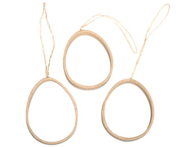 Quilling hanger Rayher eggs 8x6x1cm 3pcs