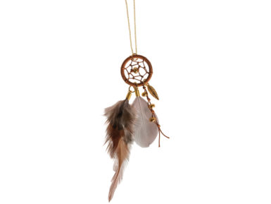 Dreamcatcher-Collier Rayher Luna gold/grey