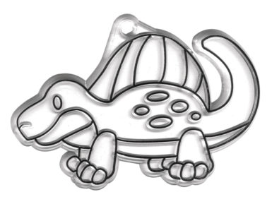 Dekooralus Rayher läbipaistev riputatav dinosaurus 9.5×6.5cm