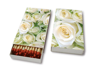 Tikud 9.5cm 45tk White Roses