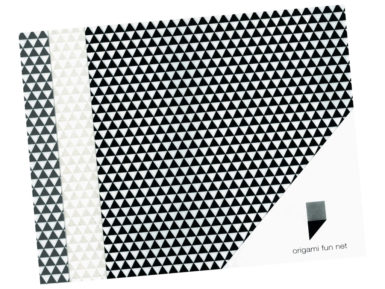 Washi papīrs Origami Fun Net 15x15cm 3x3gab. uroko mon-triangles