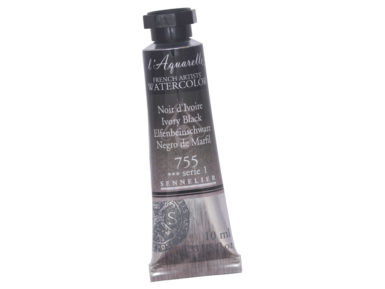 Watercolour Sennelier 10ml 755 ivory black