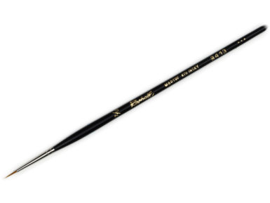 Teptukas 8413/2/0 Kolinsky sabalas apvalus trumpu koteliu